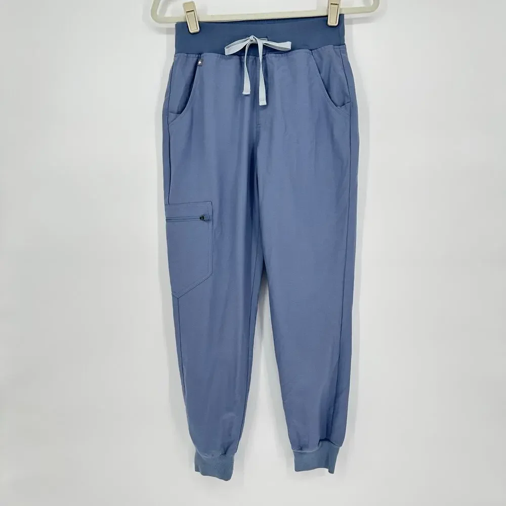 FIGS Jogger Scrub Pants XS Women’s Blue‎ Technical Collection W22SW2012P EUC